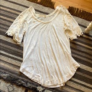 Free People Cream Top Sz. M